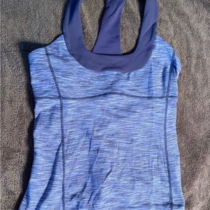 Lululemon purple halter tank built in bra sz Med (I think) size tag was cut out)